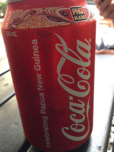Coca Cola coke can Papua New Guinea