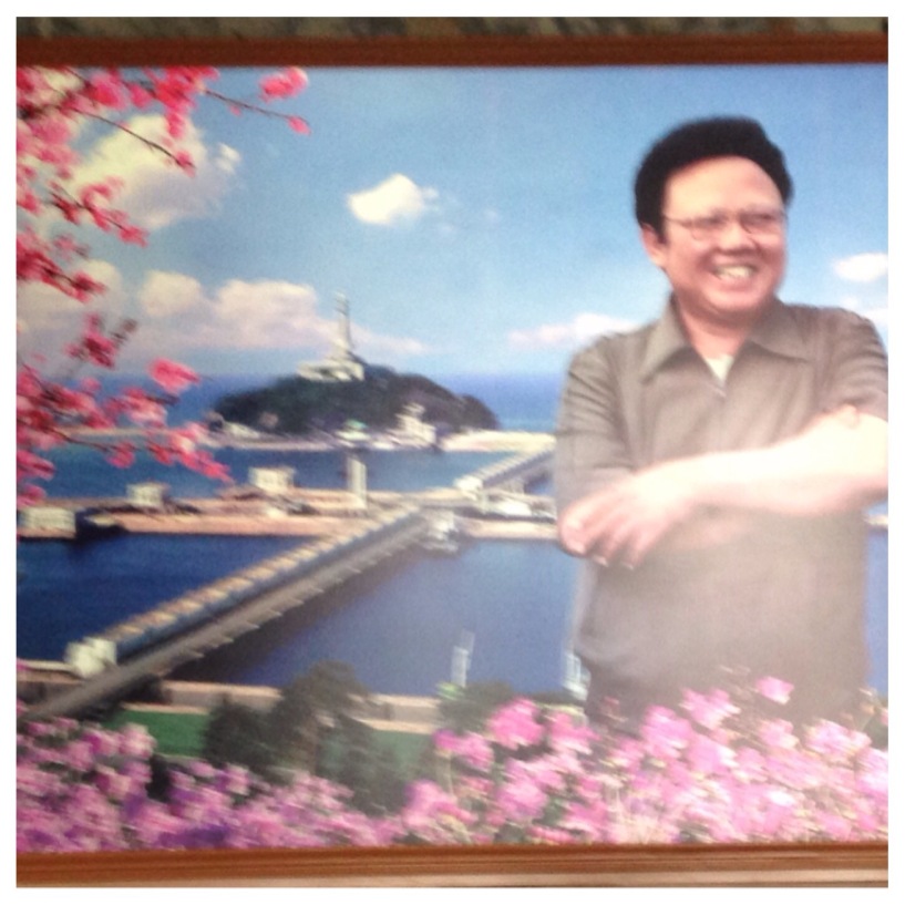 The Dear Leader at the Dam
