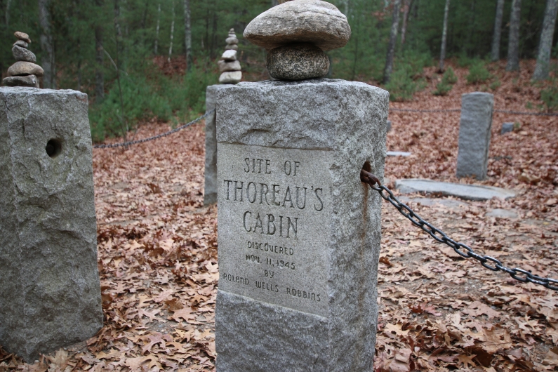 Thoreau's Cabin at Walden Monument MA